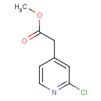 884600-82-2 methyl 2-(2-chloropyridin-4-yl)acetate chemical structure