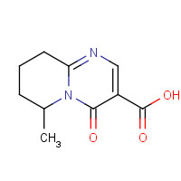 32092-24-3 6-methyl-4-oxo-6,7,8,9-tetrahydropyrido[1,2-a]pyrimidine-3-carboxylic acid chemical structure