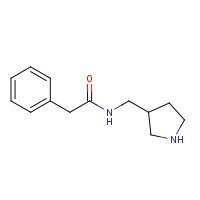1445783-17-4 2-phenyl-N-(pyrrolidin-3-ylmethyl)acetamide chemical structure