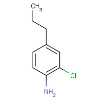 1080521-77-2 2-chloro-4-propylaniline chemical structure