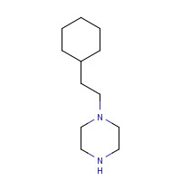 132800-12-5 1-(2-cyclohexylethyl)piperazine chemical structure