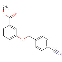 169605-18-9 methyl 3-[(4-cyanophenyl)methoxy]benzoate chemical structure