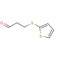 119731-02-1 3-thiophen-2-ylsulfanylpropanal chemical structure