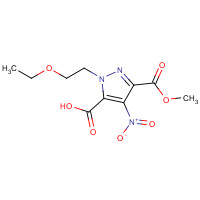 792970-07-1 2-(2-ethoxyethyl)-5-methoxycarbonyl-4-nitropyrazole-3-carboxylic acid chemical structure