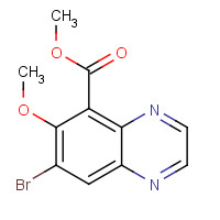 1160682-53-0 methyl 7-bromo-6-methoxyquinoxaline-5-carboxylate chemical structure