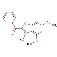 99246-63-6 (4,6-dimethoxy-3-methyl-1-benzofuran-2-yl)-phenylmethanone chemical structure