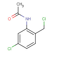 147778-03-8 N-[5-chloro-2-(chloromethyl)phenyl]acetamide chemical structure