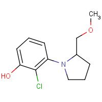 925233-23-4 2-chloro-3-[2-(methoxymethyl)pyrrolidin-1-yl]phenol chemical structure