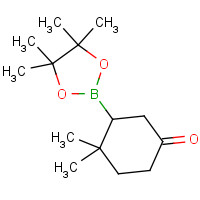 264144-74-3 4,4-dimethyl-3-(4,4,5,5-tetramethyl-1,3,2-dioxaborolan-2-yl)cyclohexan-1-one chemical structure