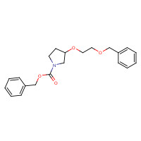 1404531-44-7 benzyl 3-(2-phenylmethoxyethoxy)pyrrolidine-1-carboxylate chemical structure