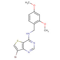1527518-20-2 7-bromo-N-[(2,4-dimethoxyphenyl)methyl]thieno[3,2-d]pyrimidin-4-amine chemical structure