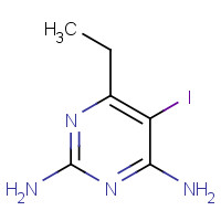 514854-13-8 6-ethyl-5-iodopyrimidine-2,4-diamine chemical structure