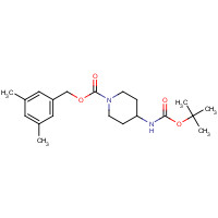 1613513-88-4 (3,5-dimethylphenyl)methyl 4-[(2-methylpropan-2-yl)oxycarbonylamino]piperidine-1-carboxylate chemical structure