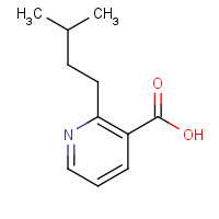 565449-49-2 2-(3-methylbutyl)pyridine-3-carboxylic acid chemical structure
