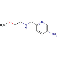 1419604-25-3 6-[(2-methoxyethylamino)methyl]pyridin-3-amine chemical structure