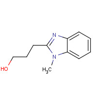 116040-91-6 3-(1-methylbenzimidazol-2-yl)propan-1-ol chemical structure