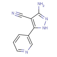 1428432-91-0 3-amino-5-pyridin-3-yl-1H-pyrazole-4-carbonitrile chemical structure