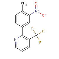573676-05-8 2-(4-methyl-3-nitrophenyl)-3-(trifluoromethyl)pyridine chemical structure