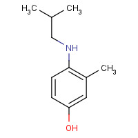 887587-87-3 3-methyl-4-(2-methylpropylamino)phenol chemical structure