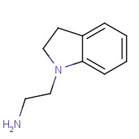 46006-95-5 2-(2,3-dihydroindol-1-yl)ethanamine chemical structure