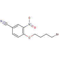 664376-84-5 4-(4-bromobutoxy)-3-nitrobenzonitrile chemical structure