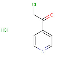 25260-36-0 2-chloro-1-pyridin-4-ylethanone;hydrochloride chemical structure