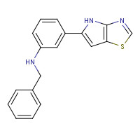 1258934-88-1 N-benzyl-3-(4H-pyrrolo[2,3-d][1,3]thiazol-5-yl)aniline chemical structure