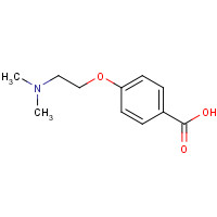 150798-78-0 4-[2-(dimethylamino)ethoxy]benzoic acid chemical structure