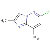 17412-23-6 6-chloro-2,8-dimethylimidazo[1,2-b]pyridazine chemical structure