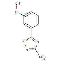 948005-84-3 5-(3-methoxyphenyl)-1,2,4-thiadiazol-3-amine chemical structure