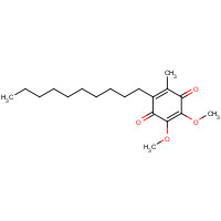 55486-00-5 2-decyl-5,6-dimethoxy-3-methylcyclohexa-2,5-diene-1,4-dione chemical structure