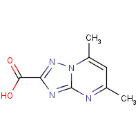 87253-62-1 5,7-dimethyl-[1,2,4]triazolo[1,5-a]pyrimidine-2-carboxylic acid chemical structure