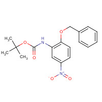 1616380-74-5 tert-butyl N-(5-nitro-2-phenylmethoxyphenyl)carbamate chemical structure