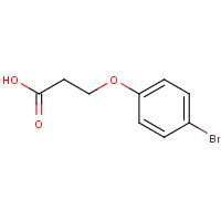 93670-18-9 3-(4-bromophenoxy)propanoic acid chemical structure