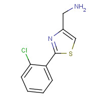 885280-09-1 [2-(2-chlorophenyl)-1,3-thiazol-4-yl]methanamine chemical structure