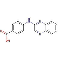 100962-02-5 4-(quinoxalin-2-ylamino)benzoic acid chemical structure