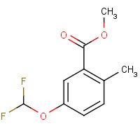 1190320-23-0 methyl 5-(difluoromethoxy)-2-methylbenzoate chemical structure