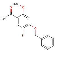 749930-41-4 1-(5-bromo-2-methoxy-4-phenylmethoxyphenyl)ethanone chemical structure