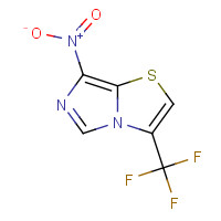 86626-20-2 7-nitro-3-(trifluoromethyl)imidazo[5,1-b][1,3]thiazole chemical structure