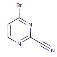 1160995-48-1 4-bromopyrimidine-2-carbonitrile chemical structure