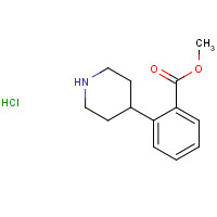 170838-23-0 methyl 2-piperidin-4-ylbenzoate;hydrochloride chemical structure