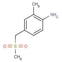 1296198-31-6 2-methyl-4-(methylsulfonylmethyl)aniline chemical structure