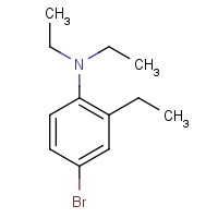 81090-39-3 4-bromo-N,N,2-triethylaniline chemical structure