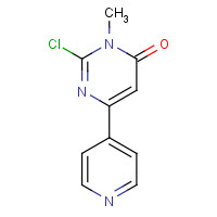521969-44-8 2-chloro-3-methyl-6-pyridin-4-ylpyrimidin-4-one chemical structure