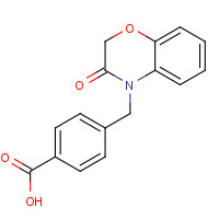 857492-98-9 4-[(3-oxo-1,4-benzoxazin-4-yl)methyl]benzoic acid chemical structure