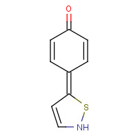 68535-60-4 4-(2H-1,2-thiazol-5-ylidene)cyclohexa-2,5-dien-1-one chemical structure