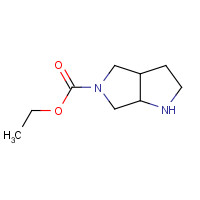132414-79-0 ethyl 2,3,3a,4,6,6a-hexahydro-1H-pyrrolo[2,3-c]pyrrole-5-carboxylate chemical structure