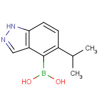 693285-67-5 (5-propan-2-yl-1H-indazol-4-yl)boronic acid chemical structure