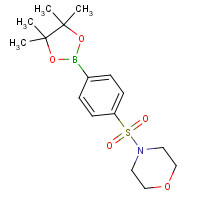 1401222-64-7 4-[4-(4,4,5,5-tetramethyl-1,3,2-dioxaborolan-2-yl)phenyl]sulfonylmorpholine chemical structure