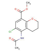 132976-77-3 methyl 5-acetamido-6-chloro-3,4-dihydro-2H-chromene-8-carboxylate chemical structure